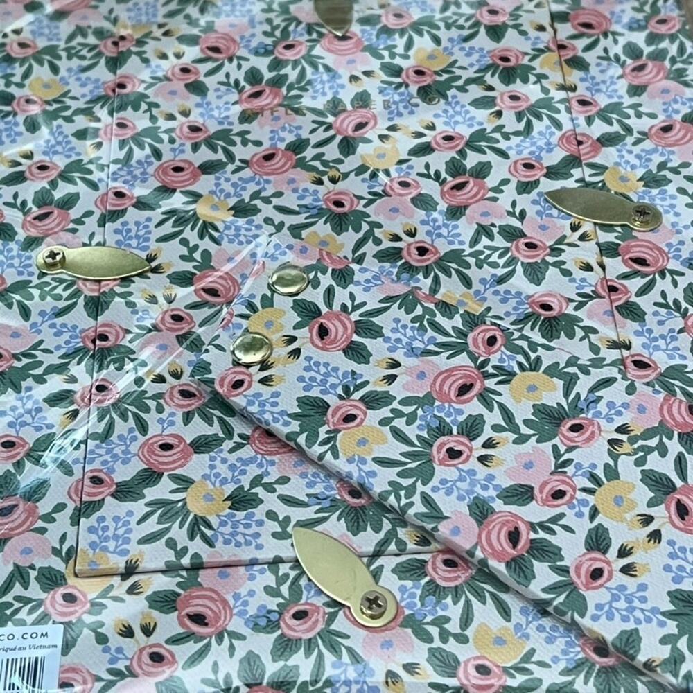 Rifle Paper Co Wrapped Picture Frame Pink Floral 4x6 in NEW - Picture 6 of 9